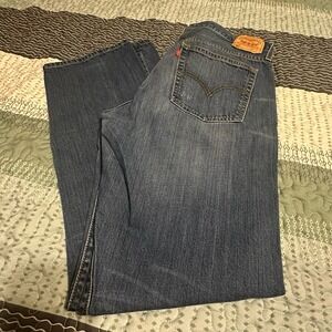 Levis 501 Men's Original Fit Button Fly Straight Leg Blue Denim Jeans 30x30